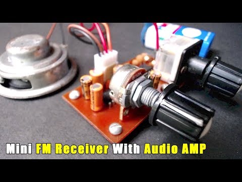 TA2003P Mini FM Receiver With LM386N Audio Amplifier