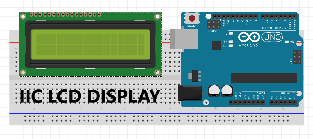 IIC LCD DISPLAY for Arduino