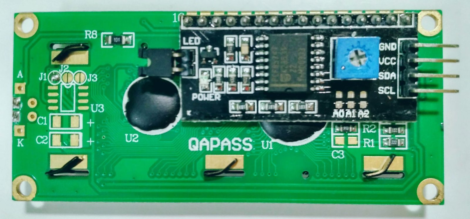 How to Connect I2C LCD Display to Arduino - Electronics Projects Hub