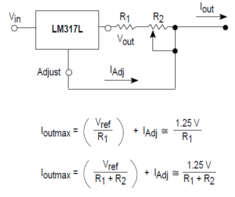 lm317 adjustable voltage circuit