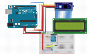 4 pin DHT11 sensor Arduino Connections