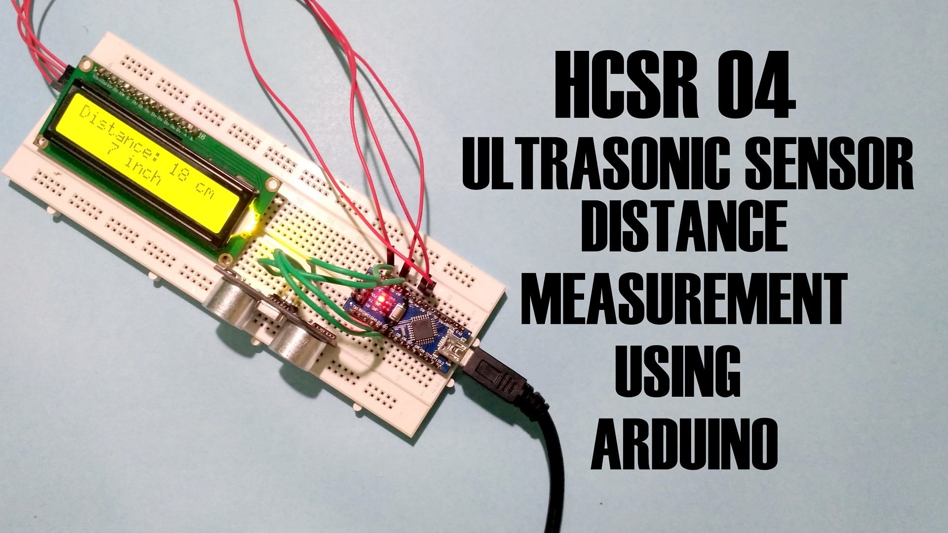 Distance Measurement using Ultrasonic Sensor