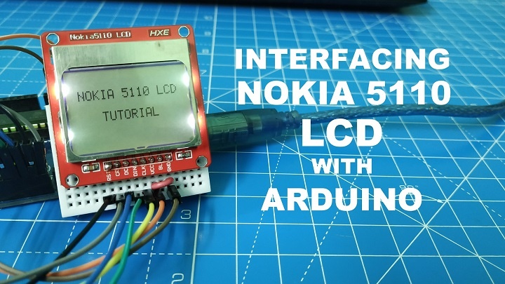Interfacing Nokia 5110 LCD with Arduino