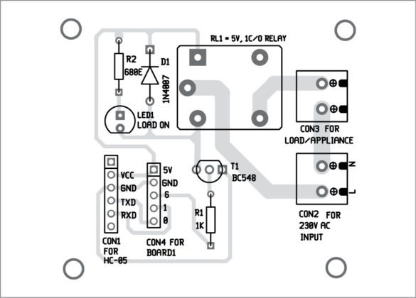 voice controlled home automation pcb layout